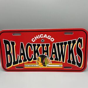 Chicago Blackhawks‎ NHL Wincraft Plastic License Plate